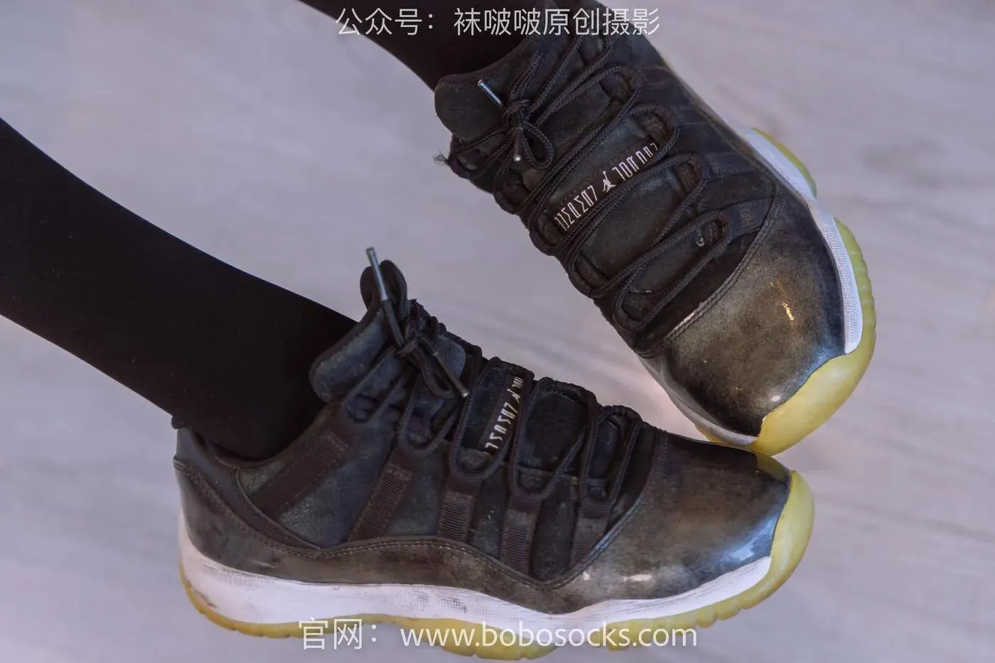 [BoBoSocks袜啵啵]NO.130 稚予-两双穿脏篮球鞋、厚黑丝 [145P]插图3
